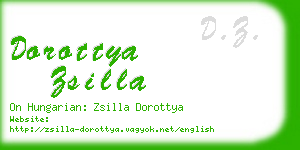 dorottya zsilla business card